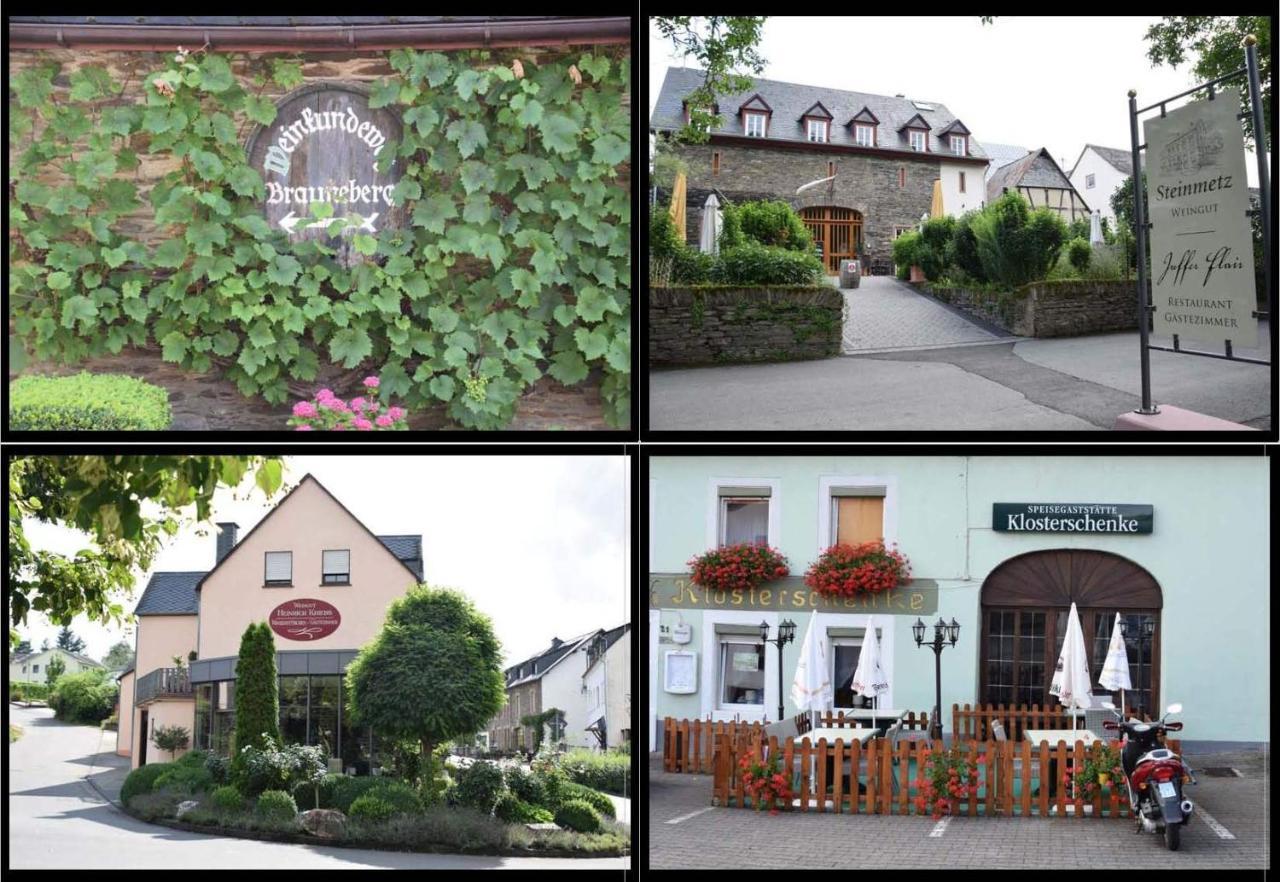 The Wine Cellar In The Old Gemeinde House Brauneberg Exterior foto
